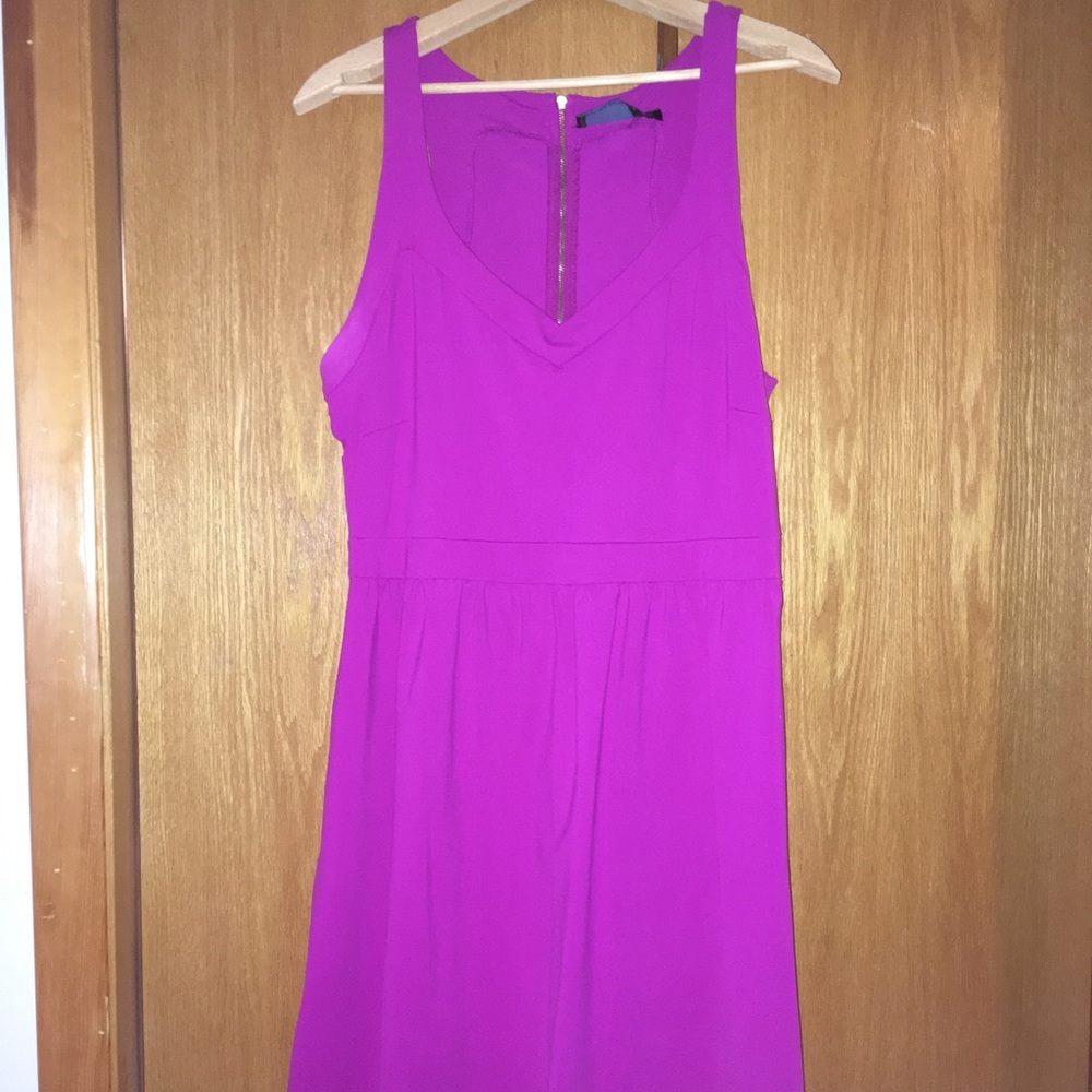 Cynthia Rowley Halter Fuchsia Dress with Pockets